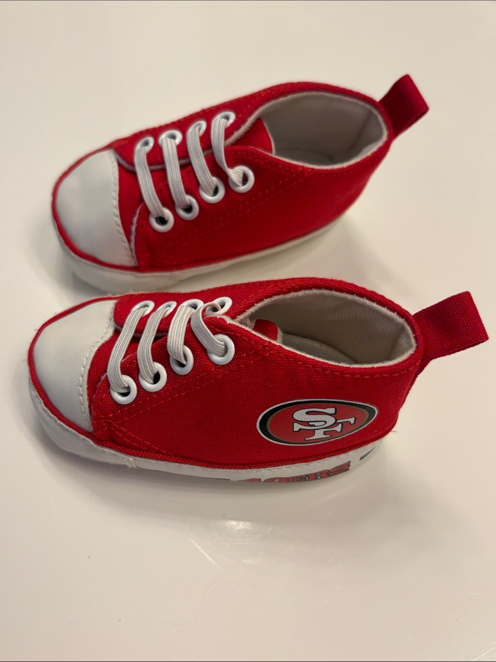 Baby Fanatic San Francisco 49ers Canvas Baby Sneakers
